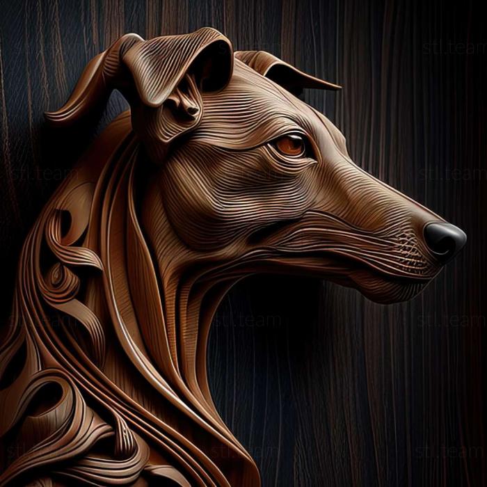 3D модель Хортхаунд собака (STL)